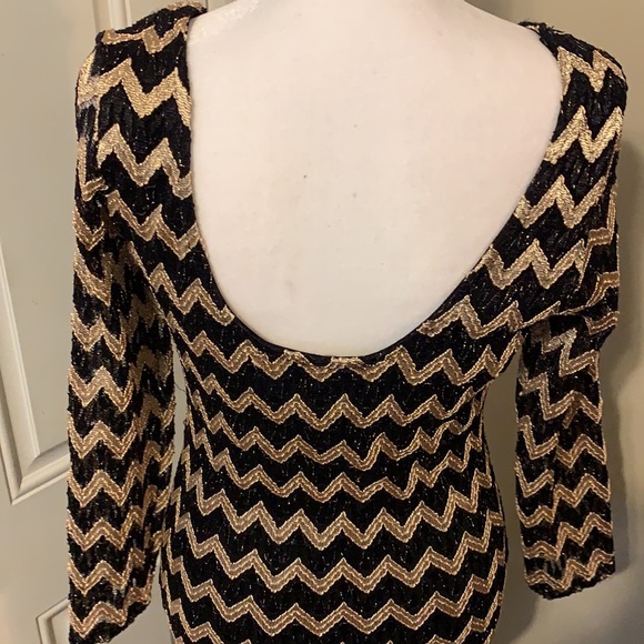 Black and Gold dress - Picture 10 of 15